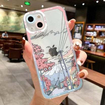 Anime Sunset iPhone Case