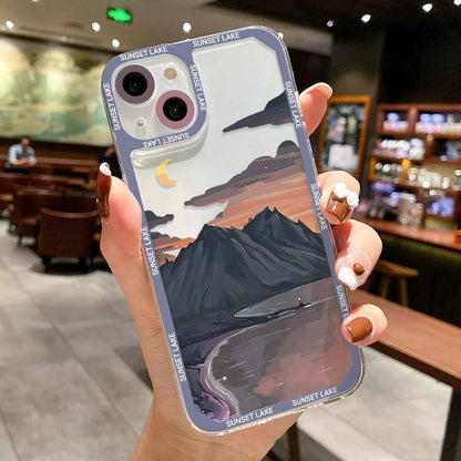 Anime Sunset iPhone Case