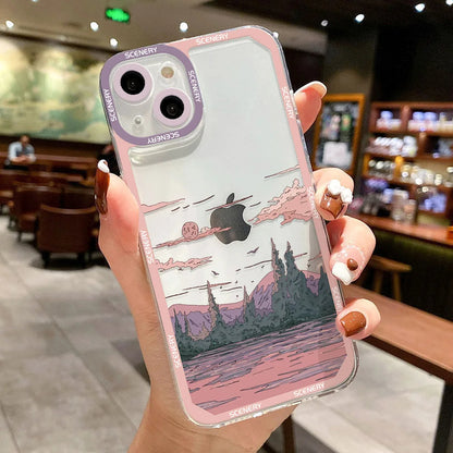 Anime Sunset iPhone Case